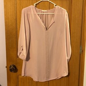 Maurice’s blush pink tunic top size M